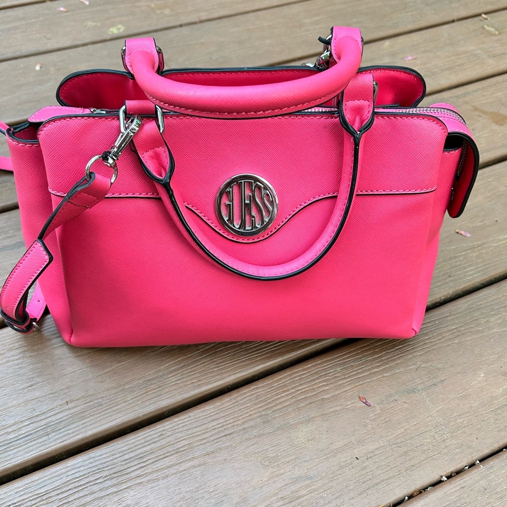 Guess Hot Pink Shoulder Bag